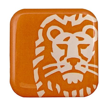 ปักกลมกระจกอะคริลิคพิมพ์หน้าจอที่สว่างแสง