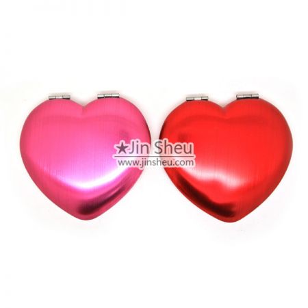 heart shape cute compact mirrors