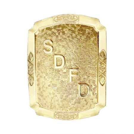 Fivela de cinto SDFD em ouro
