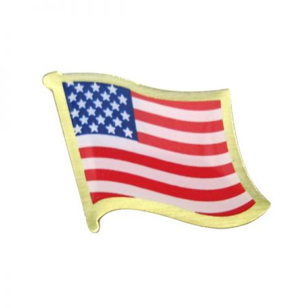 broche de pin de bandeira do país em latão