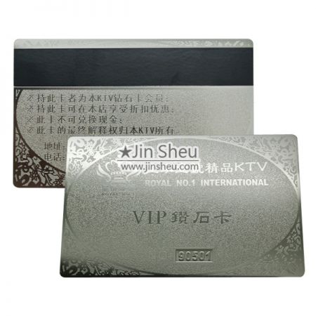 Metal VIP Member Cards | Personalized Metal & Silicone Promotional ...