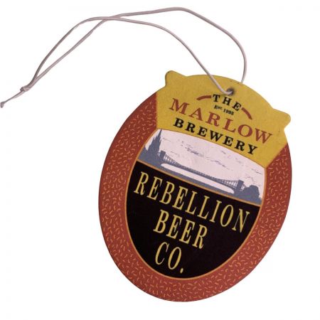 deodorante per auto realizzato in carta assorbente