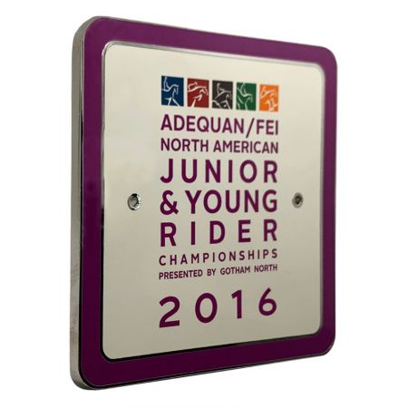 tilpassede grillmerker med imitasjon av hard emalje