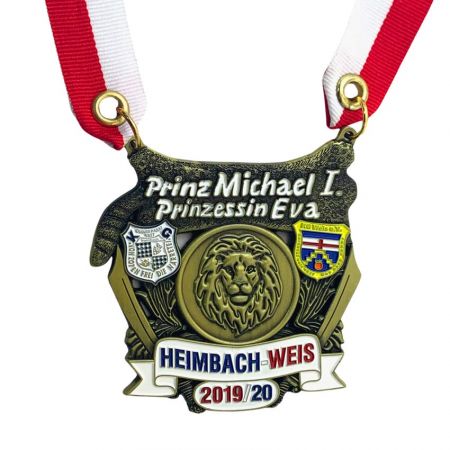 Tilpassede karnevalmedaljer - Egendefinert emaljemedalje for Heimbach-Weis