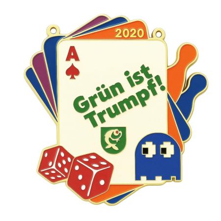 Tilpassede arrangementsmedaljer - Karnevalsmedalje for kortspillturneringen