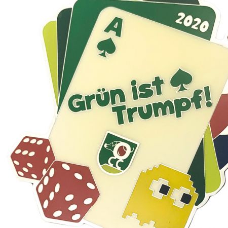 Nahaufnahme der Details der benutzerdefinierten Medaille