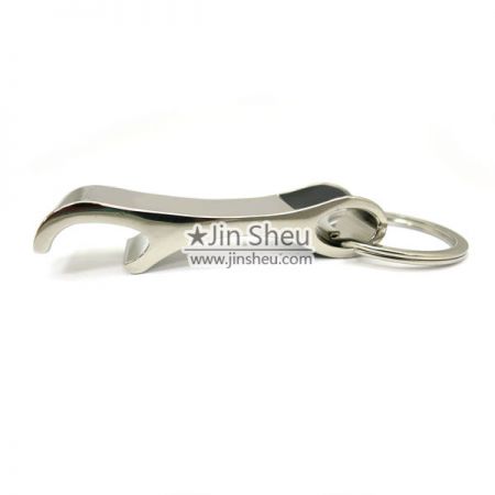 custom logo printed bottle opener key chains
