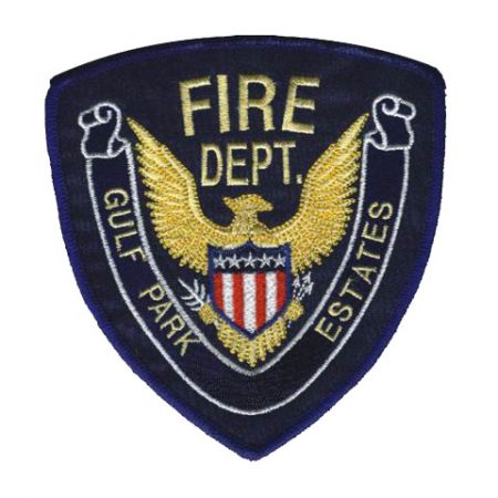 消防署の刺繍パッチ - 消防署の刺繍パッチ
