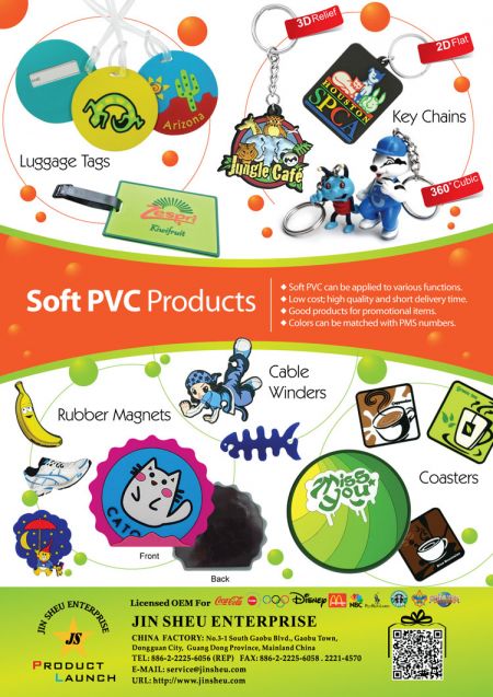 Prodotti promozionali in PVC morbido - Prodotti promozionali in PVC morbido