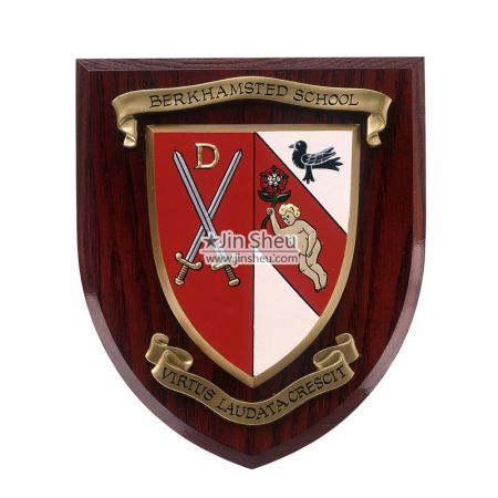 사용자 정의 목재 벽 방패 시상판