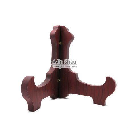 soporte de exhibición de caballete de madera