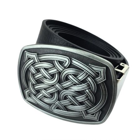 Decorative Celtic buckle for leather belts
