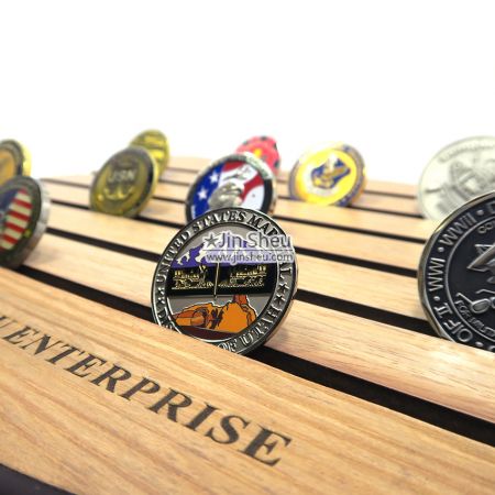 tre myntutstillinger