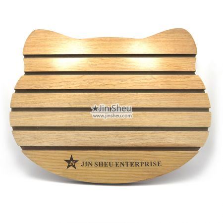 lysebrune tre myntholderstativer