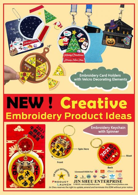 Neue Stickerei-Ideen für Produkte - Maßgeschneiderte neue Stickerei-Produkte