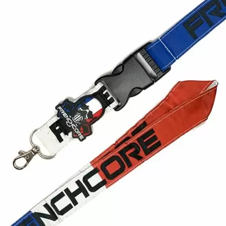 ゴムパッチ付きカスタムランヤード