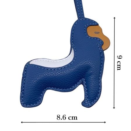 dimensión del llavero de cuero de gorila para bolsas