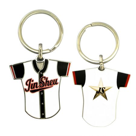 UV印刷された野球キーホルダー