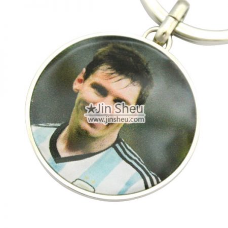 móc khóa bóng đá với in tùy chỉnh