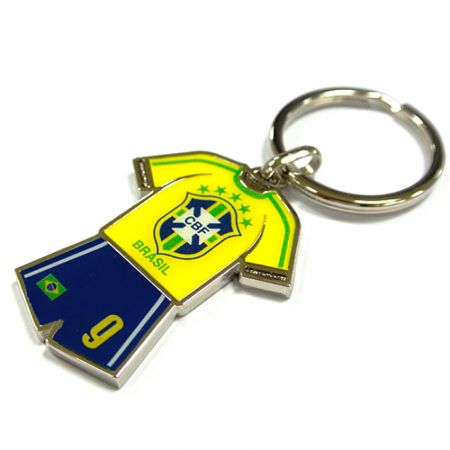 Móc khóa áo bóng đá với in kỹ thuật số tùy chỉnh