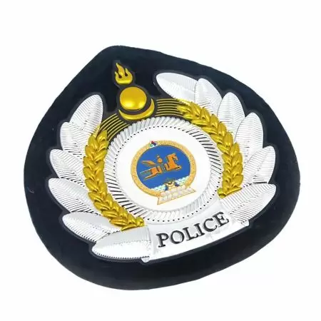 Patch della polizia in TPU goffrato - Patch della polizia in TPU goffrato personalizzato con retro in Velcro