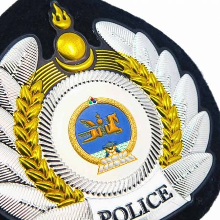 patch de TPU da polícia alcançando grandes detalhes em 3D