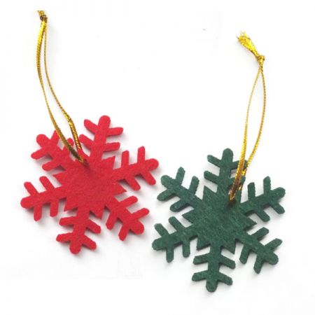 Đồ trang trí Giáng sinh bằng vải cảm giác - đồ trang trí cây thông Giáng sinh bằng vải cảm giác tuyết tuyết