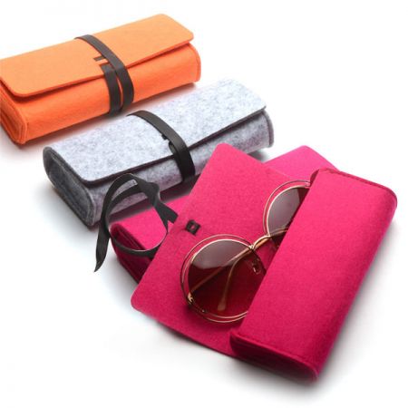 Hộp kính cảm giác - túi nhung kính mắt