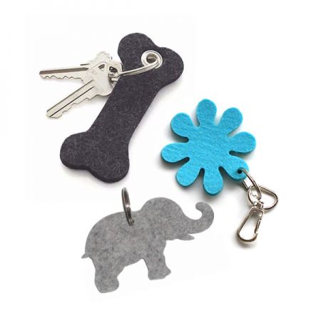 thẻ khóa vải hình dạng tùy chỉnh