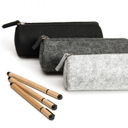 hộp bút chì vải nhung