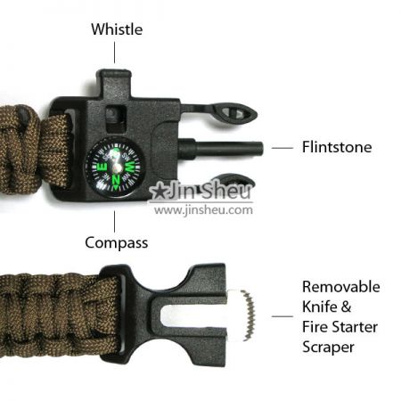 Multifunktions-Paracord-Armband
