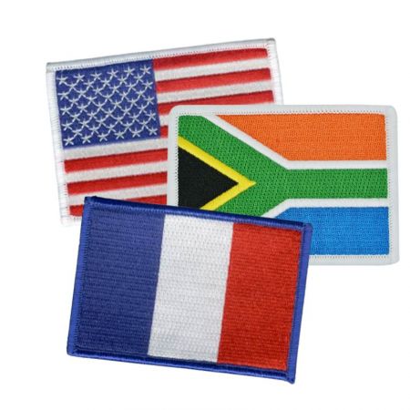 Patches de bandeira do país - Patches de bandeira de design aberto