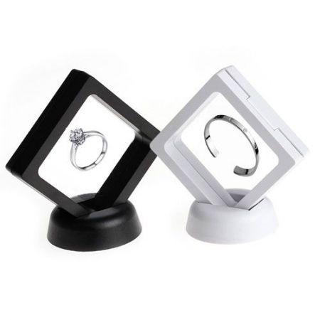 블랙 플로팅 디스플레이 케이스