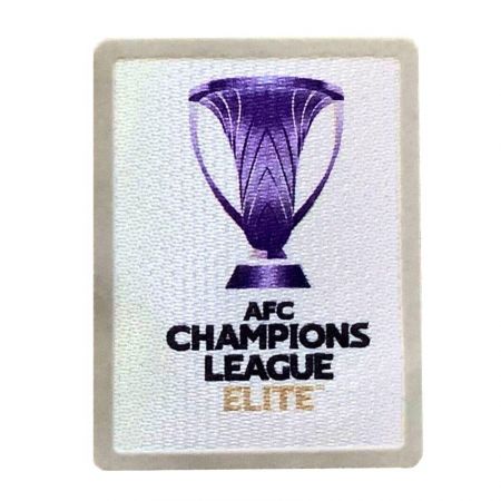 AFC flocked patch laget av et hvitt tatami-stoff