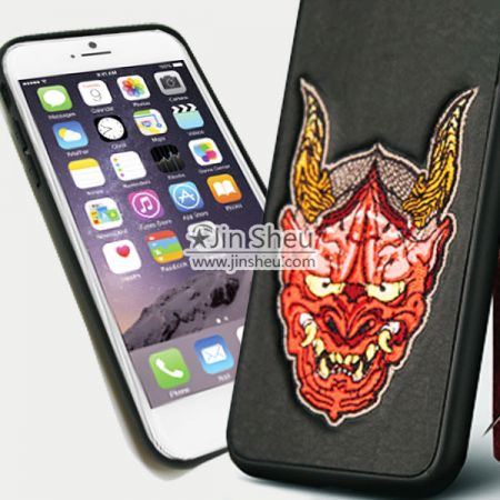 Embroidered Phone Case - Embroidered cell phone case
