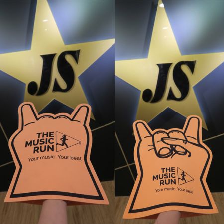 in ấn tay foam EVA tùy chỉnh