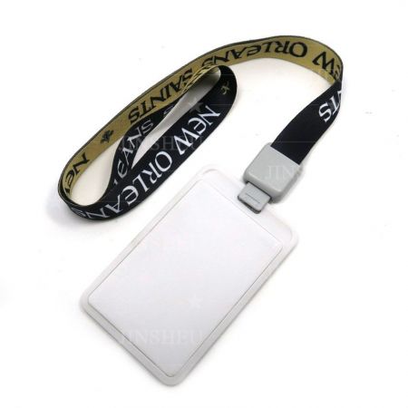 wholesale custom branded promotional card case holder lanyard