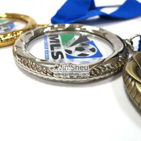 acrylic medals side view