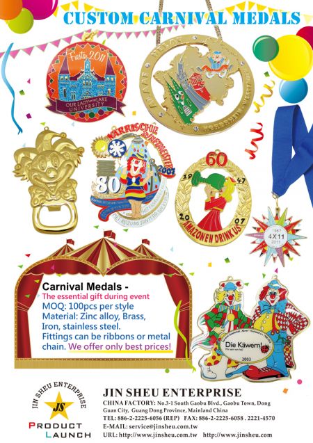 Custom Carnival Medals