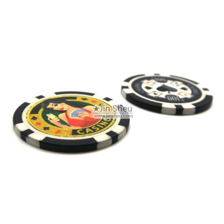 fichas de pôquer promocionais do cassino