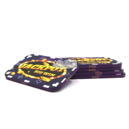 fichas de póker rectangulares personalizadas