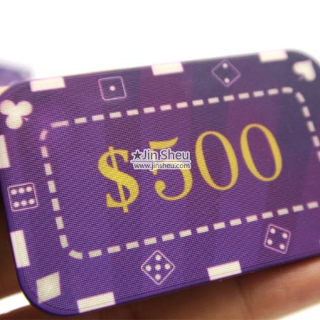 cheques de juego de casino de cerámica personalizados