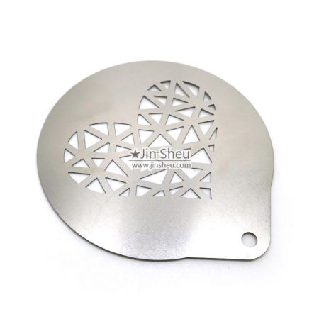 Khuôn Cà Phê Hình Học - Khuôn Cà Phê Hình Trái Tim