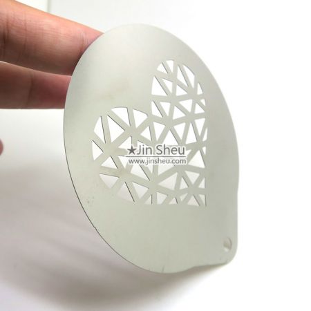 khuôn cappuccino hình trái tim