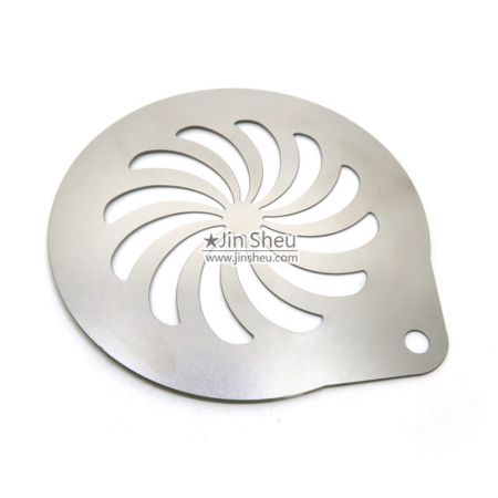 dụng cụ trang trí cà phê bằng kim loại