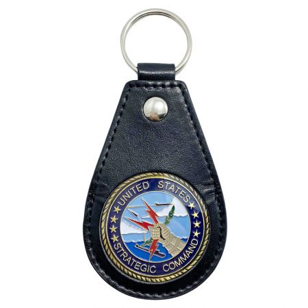 wholesale coin holder leather key ring