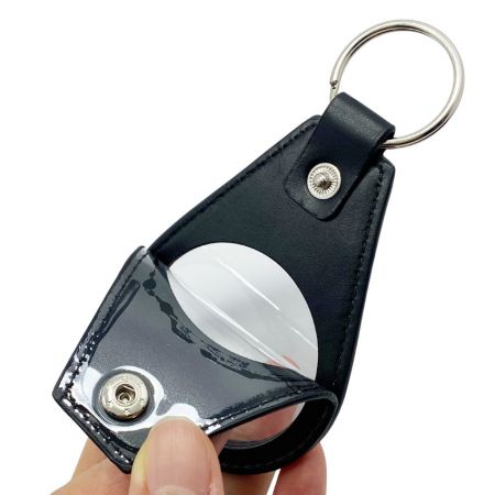 custom 50mm challenge coin holder keychain