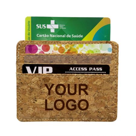 Porta carte di sughero - Portafoglio in sughero per carte