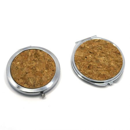 Cork Style Compact Mirrors - Cork Style Compact Mirrors