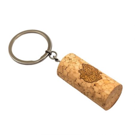Cork key ring